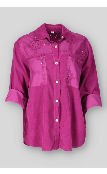 Košile manšestr kombinovaná SF 25446