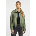 Trendy koženková bunda na zip K-ZELL 3592