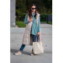 Trendy vesta s kapucí QD7930 Itálie 
